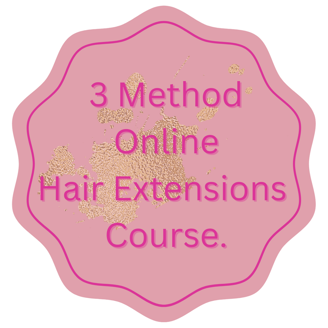 3 Method Online Hair Extension Course