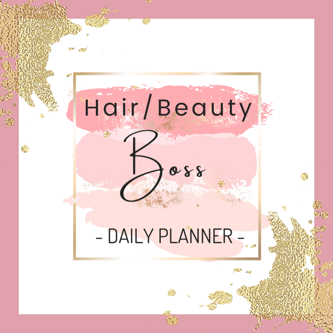 Hair & Beauty Daily Planner
